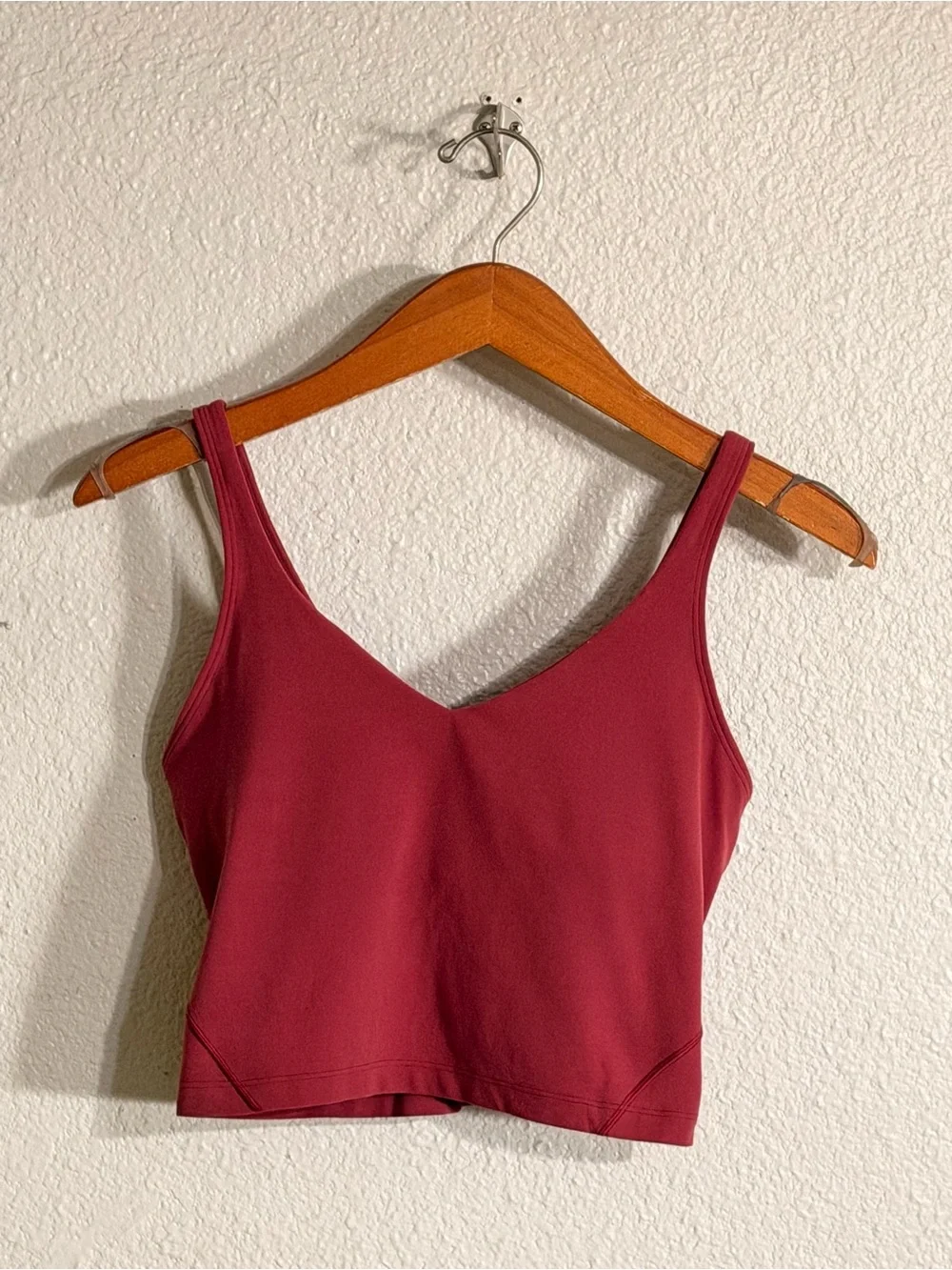 Lululemon Align Tank Crop Persian Red size 6